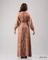 Printed Polyester Ankle Length Dress 61701
